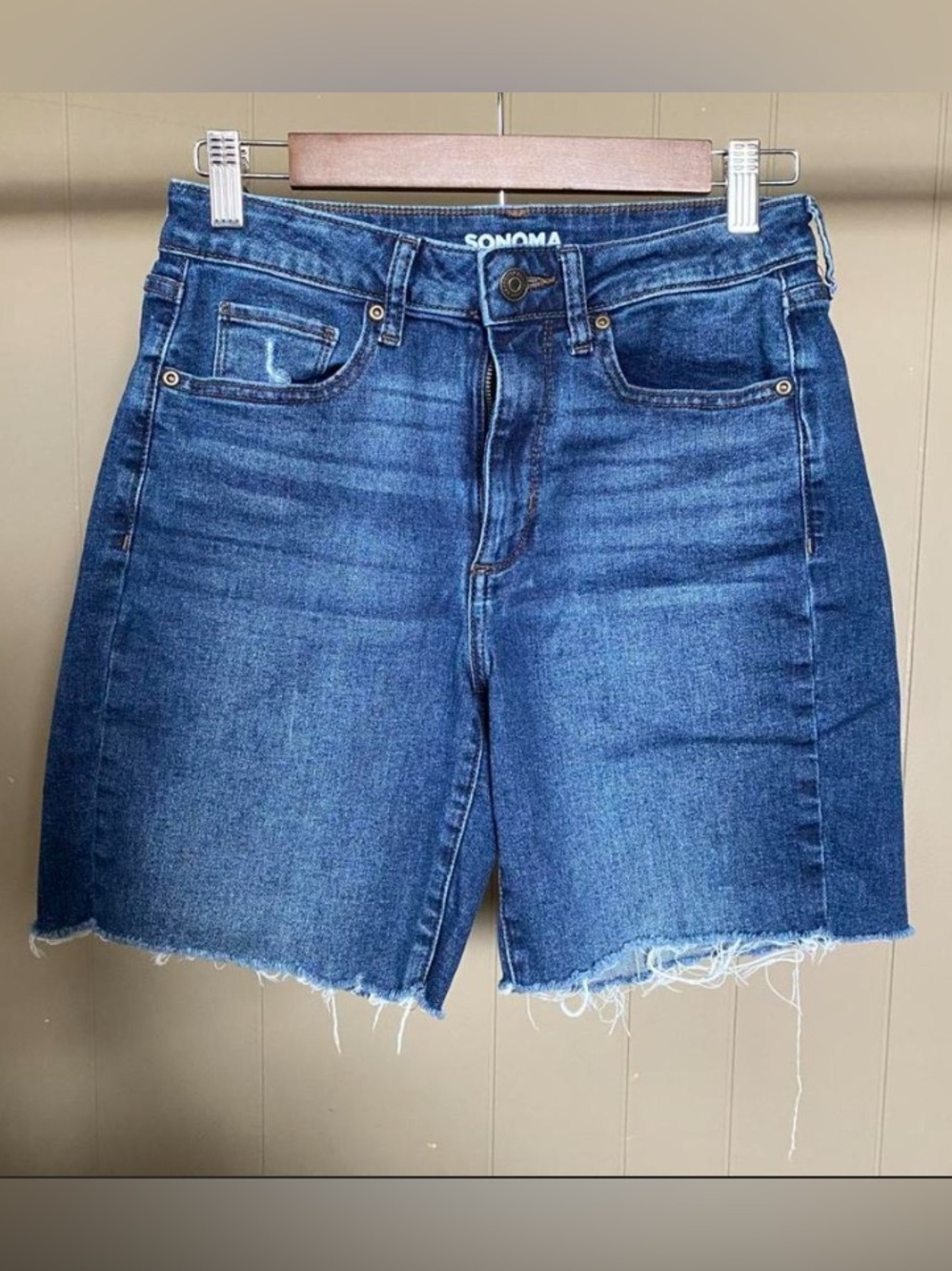 SONOMA small Blue Denim Cutoff Shorts